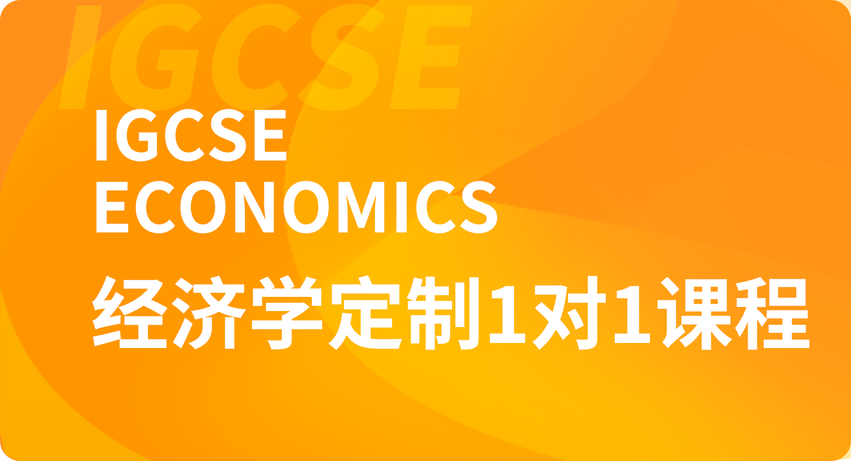 IGCSE经济学1对1课程